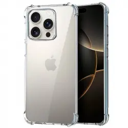 Cool Funda AntiShock Transparente para iPhone 16 Pro