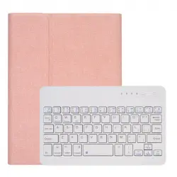 Royal Bailey Rk405 Funda Con Bluetooth Teclado Para Ipad Mini1/2/3/4/5 Rosa