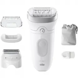 Braun Silk-épil SE7-041 Wet & Dry Depiladora Eléctrica 3 cabezales Gris