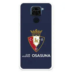 Carcasa para Xiaomi Redmi Note 9 del Osasuna Escudo Fondo Azul - Licencia Oficial CA Osasuna
