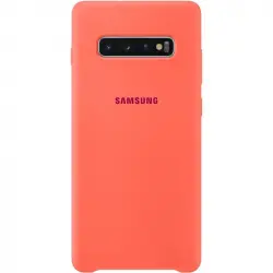 Samsung Silicone Cover Rosa para Samsung Galaxy S10 Plus