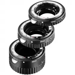 Walimex Pro Juego de Anillos Extensores Macro para Nikon