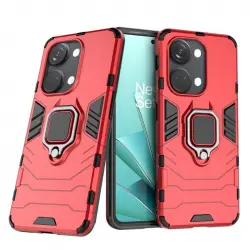 Max Power Digital Funda Magnética Roja con Anillo Giratorio para Oneplus Nord 3