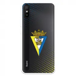 Funda Licencia Oficial Cádiz CF Escudo Transparente para Xiaomi Redmi 9A