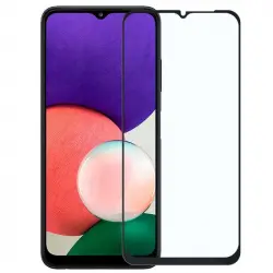 OcioDual Protector de Pantalla Cristal Templado Negro para Samsung A22 5G/a13 4G/a13 5G/a03/a03s
