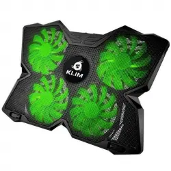 Klim Wind Base Refrigeradora para Portátil hasta 16" Negra/Verde