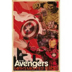 Erik Maxi Póster Marvel The Vengadores Earth's Mightiest Heroes 91.5x61cm