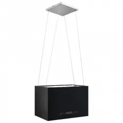 VidaXL Campana Decorativa de Isla 55cm Negro