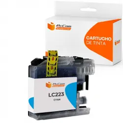 Pccom Essential Brother Lc223/lc221 Cartucho Tinta Compatible Cian