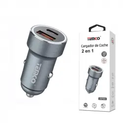 Voltistar Cargador de Coche PD18W+30W A+C Gris