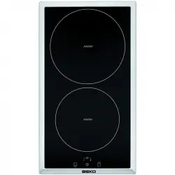 Beko HDMI32400DTX Placa de Inducción Modular 2 Zonas 30cm Negro/Inox