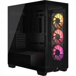 Corsair 3500X ARGB Cristal Templado USB 3.2 Negra