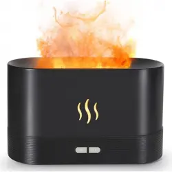 Klack Difusor de Aroma con Efecto Fuego de 9 Colores 180ml