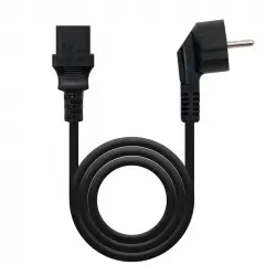Nanocable Cable de Alimentación CPU CEE7 Macho a C13 Hembra 5m Negro