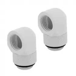 Corsair Hydro X Series 90° Rotary Pack 2 Adaptadores Blanco
