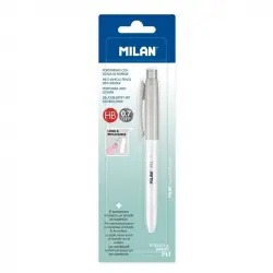 Milan PL1 Portaminas con Goma 0.7mm Gris