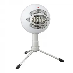 Blue Microphones Snowball ICE Micrófono para Grabación y Transmisión en PC Blanco