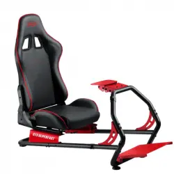 Oplite GT3 SuperFast Asiento para Simulador de Conducción Negro/Rojo