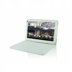 3Go CSGT09 Funda Piel Blanca para Tablet 10"