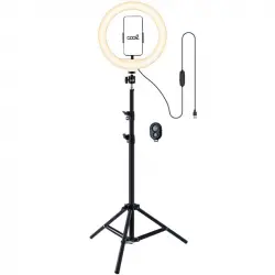 Cool Aro de Luz LED Trípode + Mando Bluetooth