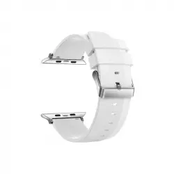 Ksix Buckle Correa Intercambiable, Compatible Con Series Urban Mini Y Apple Watch 38/40/41mm, Blanco
