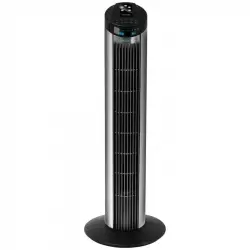 Cecotec EnergySilence 890 Skyline Ventilador de Torre con Mando 50W Negro/Plata