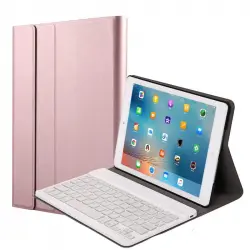 Royal Bailey FT1036 Funda con Teclado Bluetooth para iPad 10.2" (2021/20/19) Air 10.5/ Pro 10.5 Rosa