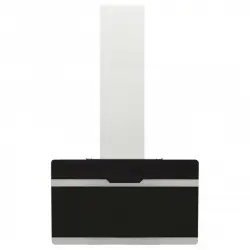 VidaXL Campana Decorativa 60cm C Acero/Cristal Negro