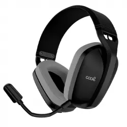 Cool Newton Auriculares Estéreo Wireless/Bluetooth/Jack Negros para PC/PS4/PS5