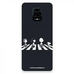 Funda Oficial de Snoopy Peanuts Personajes Beatles para Xiaomi Redmi Note 9 Pro