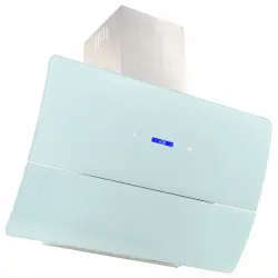 VidaXL Campana Decorativa 90cm D Acero Inoxidable/Blanco