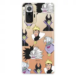 Funda Oficial de Disney Villanas Patrón Villanas Disney para Xiaomi Redmi Note 10 Pro