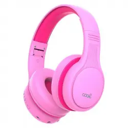 Cool Kids Auriculares Bluetooth Infantiles con Limitador de Volumen Rosas