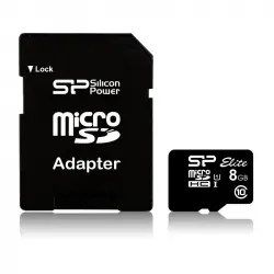 Silicon Power Tarjeta MicroSD UHS-1 U1 8GB Clase 10