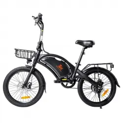 Kukirin V1 Pro Bicicleta Eléctrica, Neumáticos De 20 Pulgadas, Motor De 350w, 48v7,5ah Batería,45km