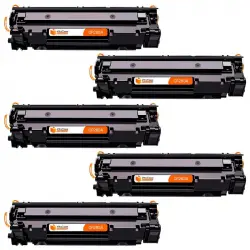 Pccom Essential HP CF283a Tóner Compatible Negro Pack 5