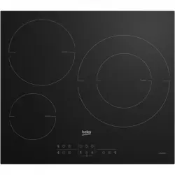 Beko HII63205MT Placa de Inducción 3 Zonas 60cm Negra