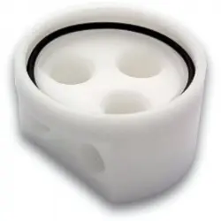 EKWB RES X3 Multiport Tapón para Depósito Blanco