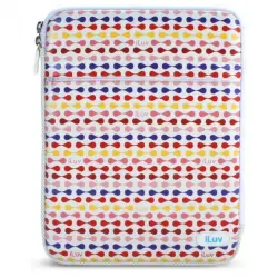 Iluv Festival Funda de Cuero Estampada para iPad 1/2/3 10.1"