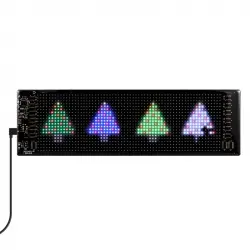 Klack Panel Letrero LED Pixels Flexible Programable, Texto, Animaciones, Reloj, Etc