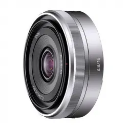 Sony SEL16F28 Objetivo E 16mm F2.8 SLR Tipo E Plata