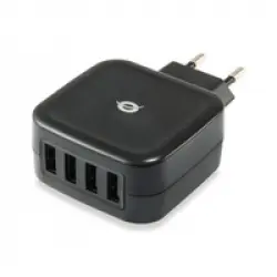 Conceptronic Cargador de Pared 4xUSB 5A Negro