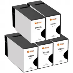 Pccom Essential Canon Pgi2500xl Cartucho Tinta Compatible Negro Pack 5