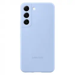 Samsung Silicone Cover Funda de Silicona Azul Ártico para Galaxy S22