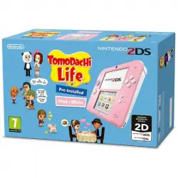 Nintendo 2DS Rosa/Blanca + Tomodachi Life (preinstalado)