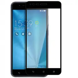 Avizar Protector de Pantalla de Cristal Templado Ultrafino Bordes Negros para Asus Zenfone 3 Zoom / Zoom S