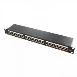 Kimex Patch Panel para Armario Rack 19" 24 Puertos RJ45 Cat.6 1U