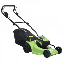 VidaXL Cortacésped a Batería 40L + 2 Baterías 20V