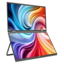 Acer PD163Qbmiuux Monitor Portátil Dual 15.6" LED IPS FullHD