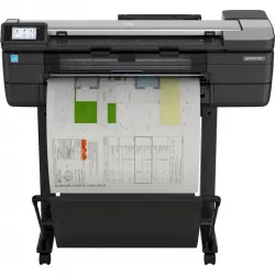 HP DesignJet T830 Impresora de Gran Formato Plotter 24 Pulgadas Color WiFi